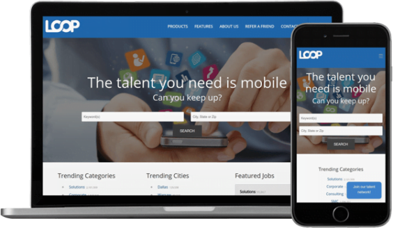Text message job application | Loop Works